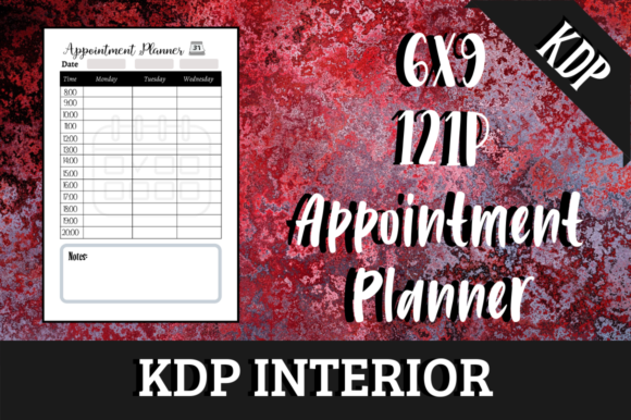 Appointment Planner KDP Interior: Streamlining Your Low Content Publishing Business