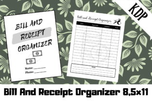 Bill and Receipt Organizer KDP Interior: Streamlining Financial Tracking for Low Content Publishers
