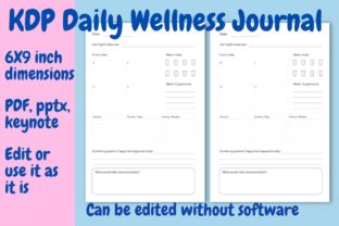 Daily Wellness Journal: A Practical Tool for Self-Care and KDP Publishing