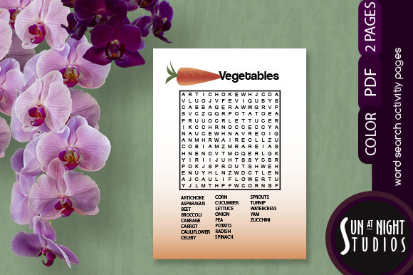 Evaluating the Vegetables Word Search Activity as a Practical Resource