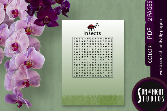 Insects Word Search Activity: A Practical Resource for Education and Engagement