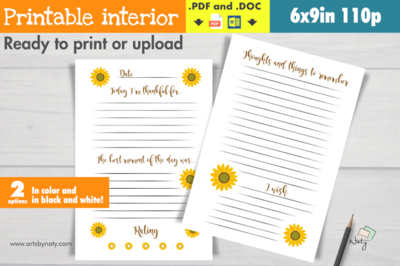 Sunflower Gratitude Journal Printable: A Practical Tool for Mindful Reflection and Workflow Integration