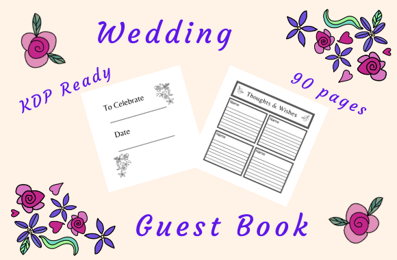 Wedding Anniversary Guest Book Design