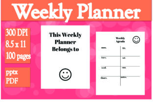 Weekly Planner Interior: A Practical Foundation for Low Content Publishing